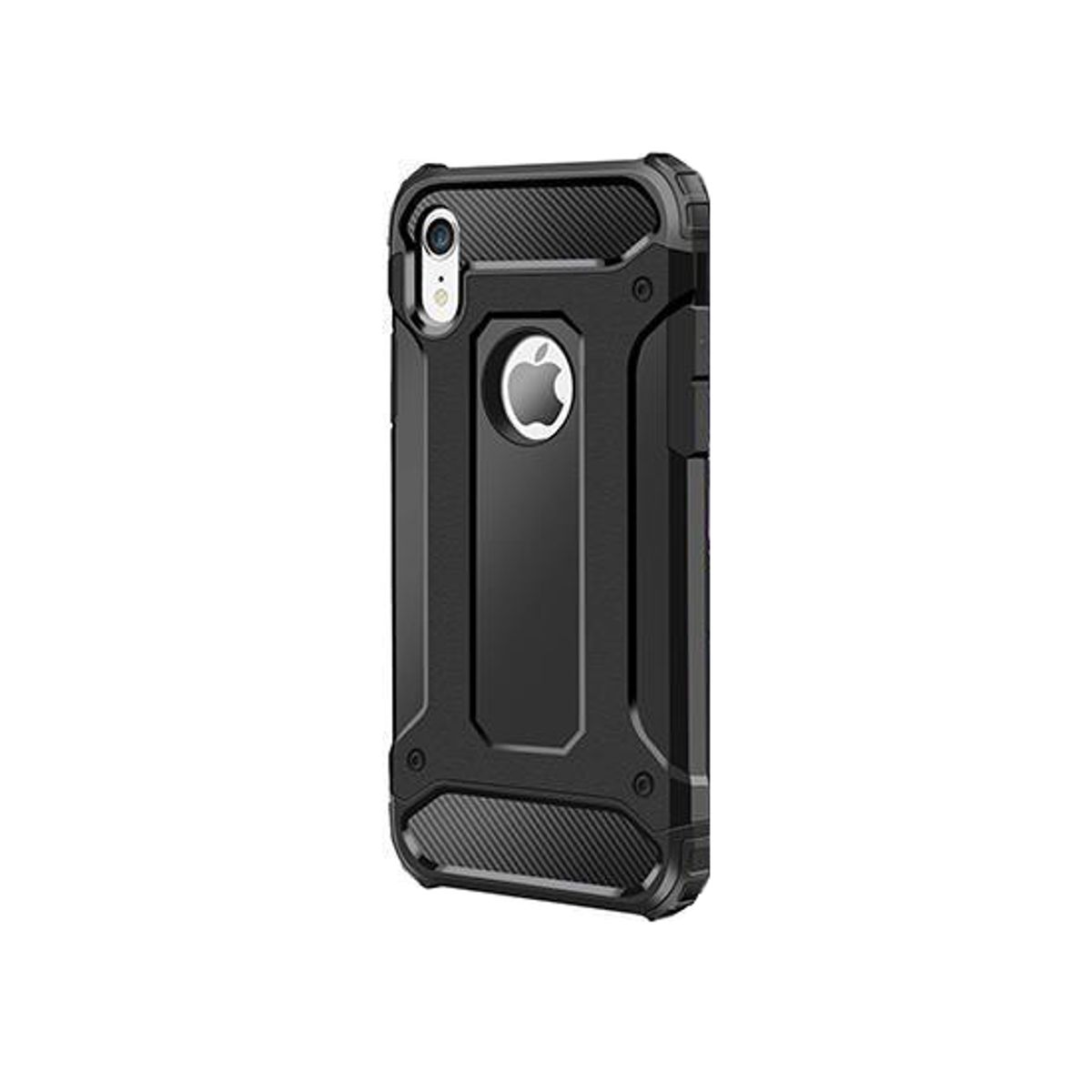 iPhone XR - ARMOR-HV&trade; Stødsikkert Håndværker Cover - Sort