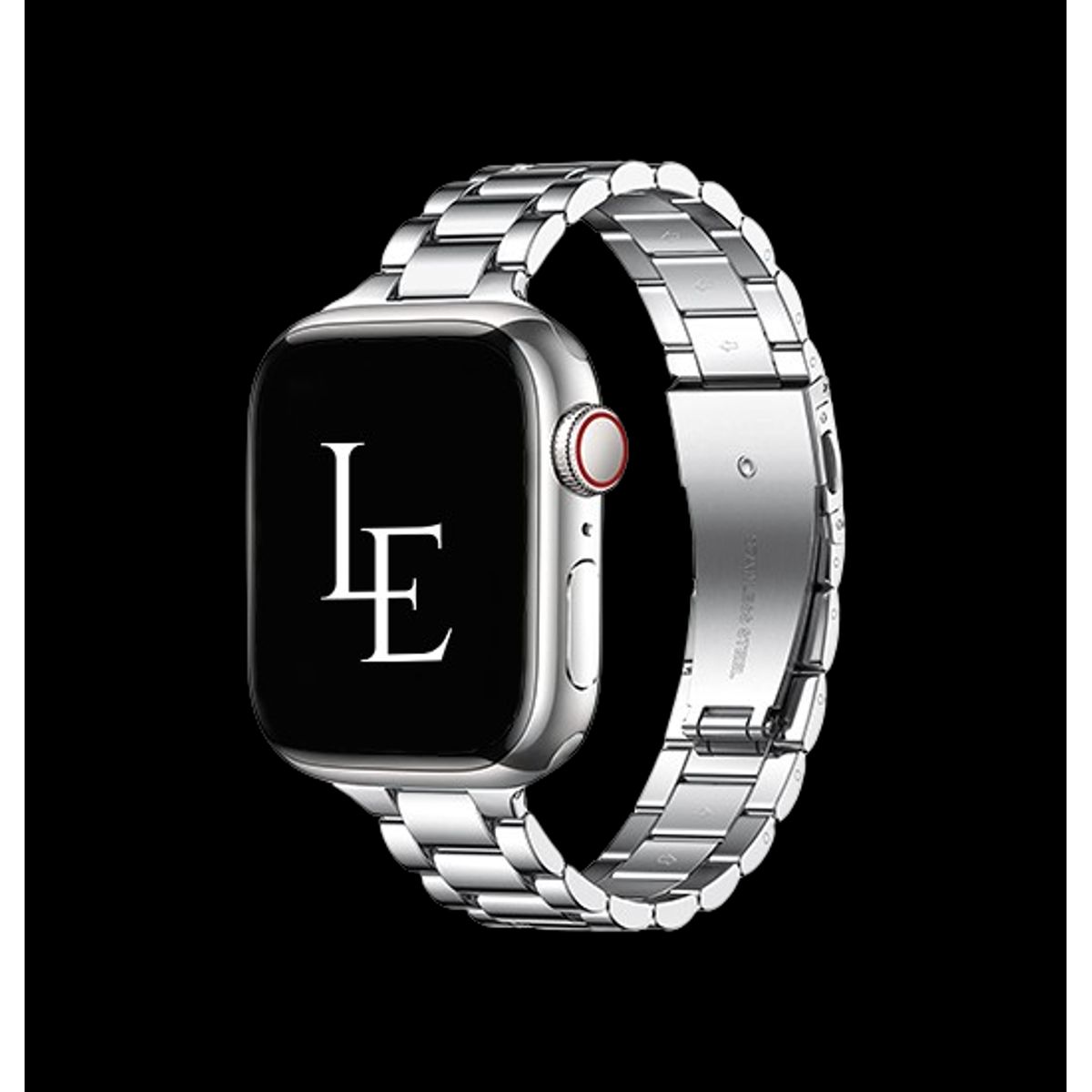 Apple Watch (42/44/SE/45/46/49mm) - L'Empiri&trade; Thin Stål Urlænke - Sølv