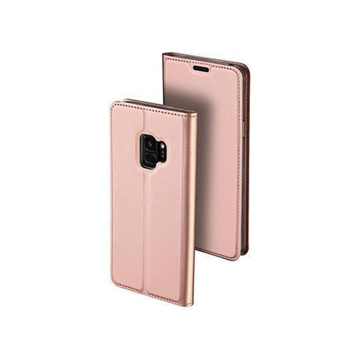 Samsung Galaxy S9 - Vanquish Pro Series Flipcover Etui - Rosa Gold