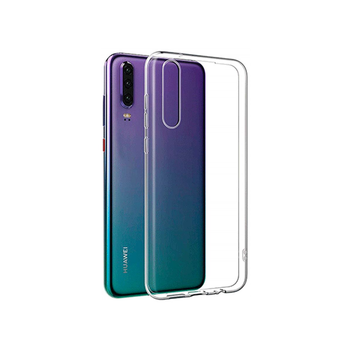 Huawei P30 - Ultra-Slim Silikone Cover - Gennemsigtig