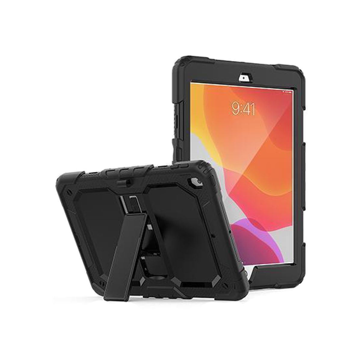 iPad Pro - 9.7" - ToughCase&trade; 360° Håndværker Cover - Sort