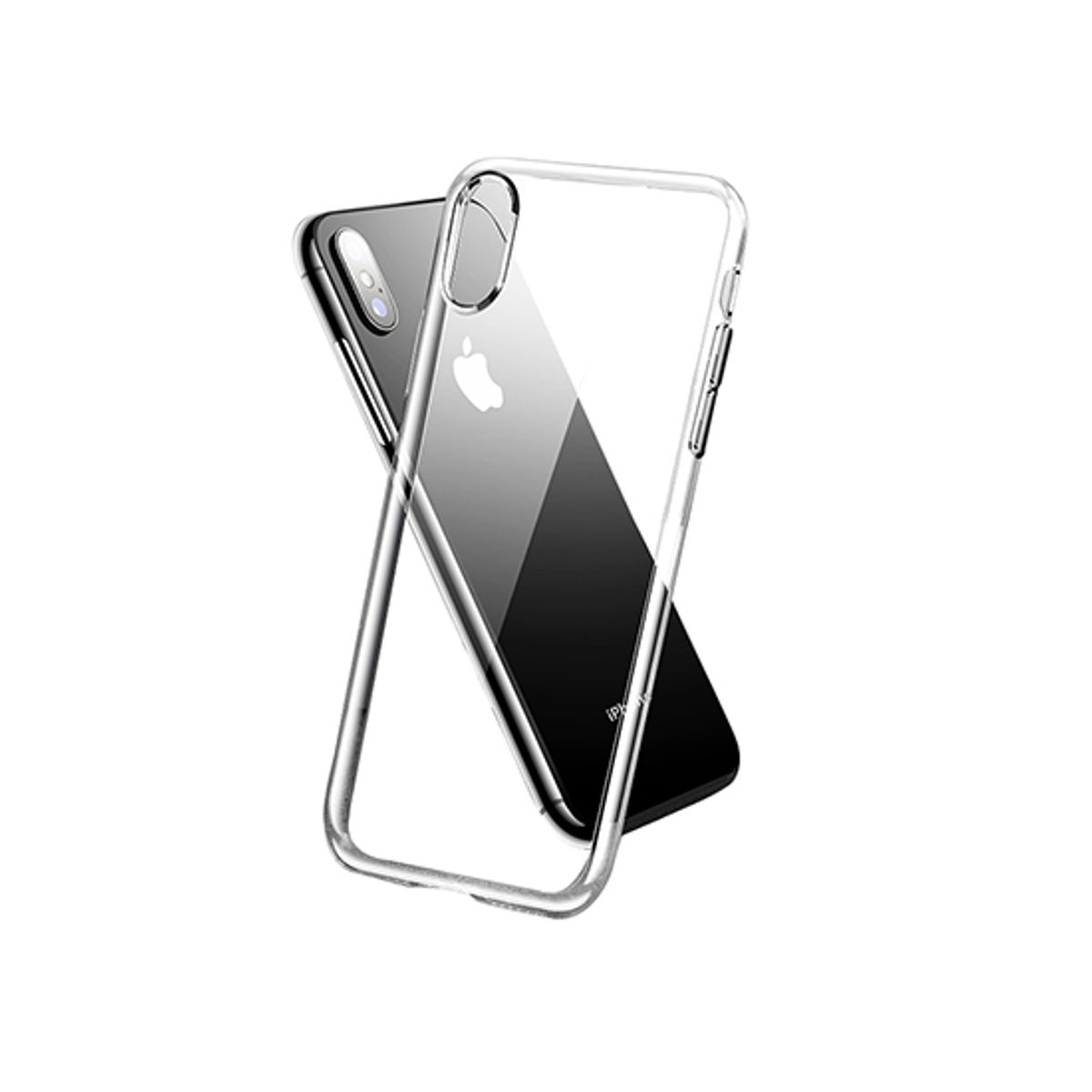 iPhone X/Xs - Premium 0.3 Silikone Cover - Gennemsigtig