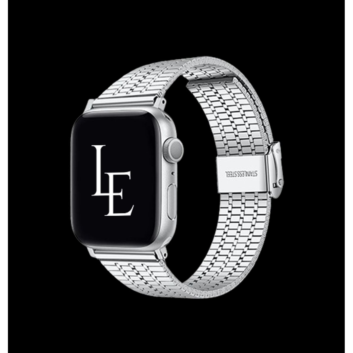 Apple Watch (38/40/SE/41/42mm) - L'Empiri&trade; Marbella Rustfrit Stål Rem - Sølv