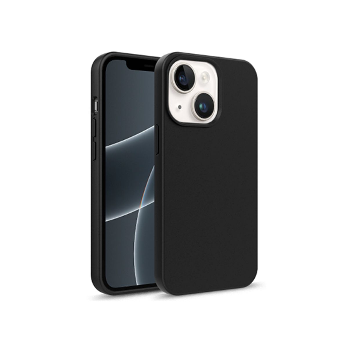 iPhone 14 - EcoCase&trade; 100% Plantebaseret Cover - Sort