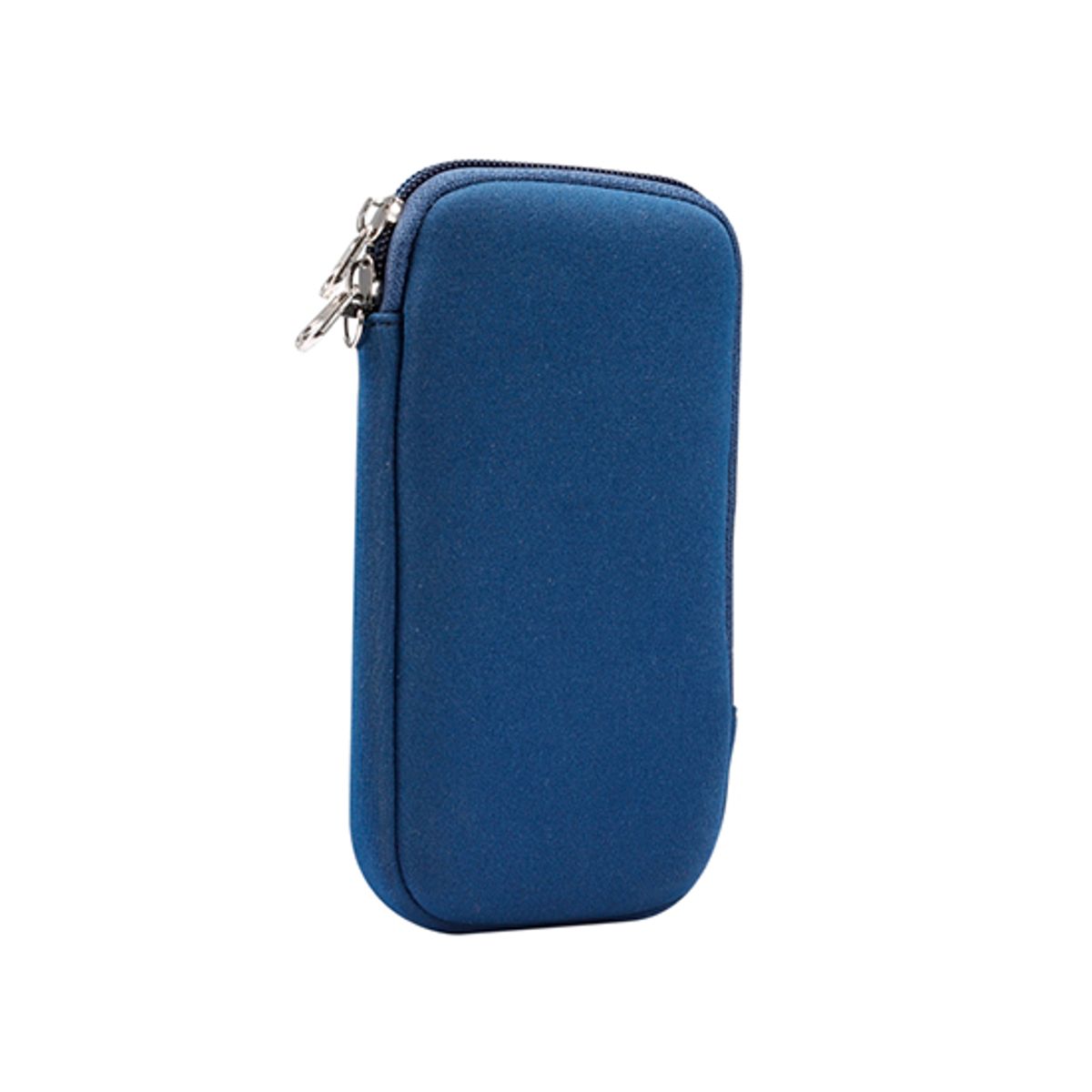 Samsung Galaxy S7 - Simple Nylon Sleeve Etui M. Lynlås - Navy / Blå