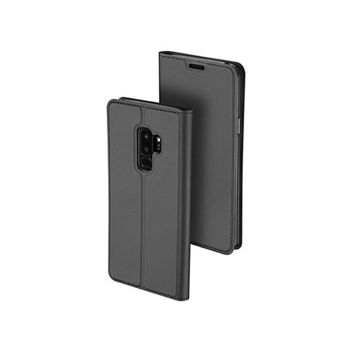 Samsung Galaxy S9+ (Plus) - Vanquish Pro Series Flipcover Etui - Sort