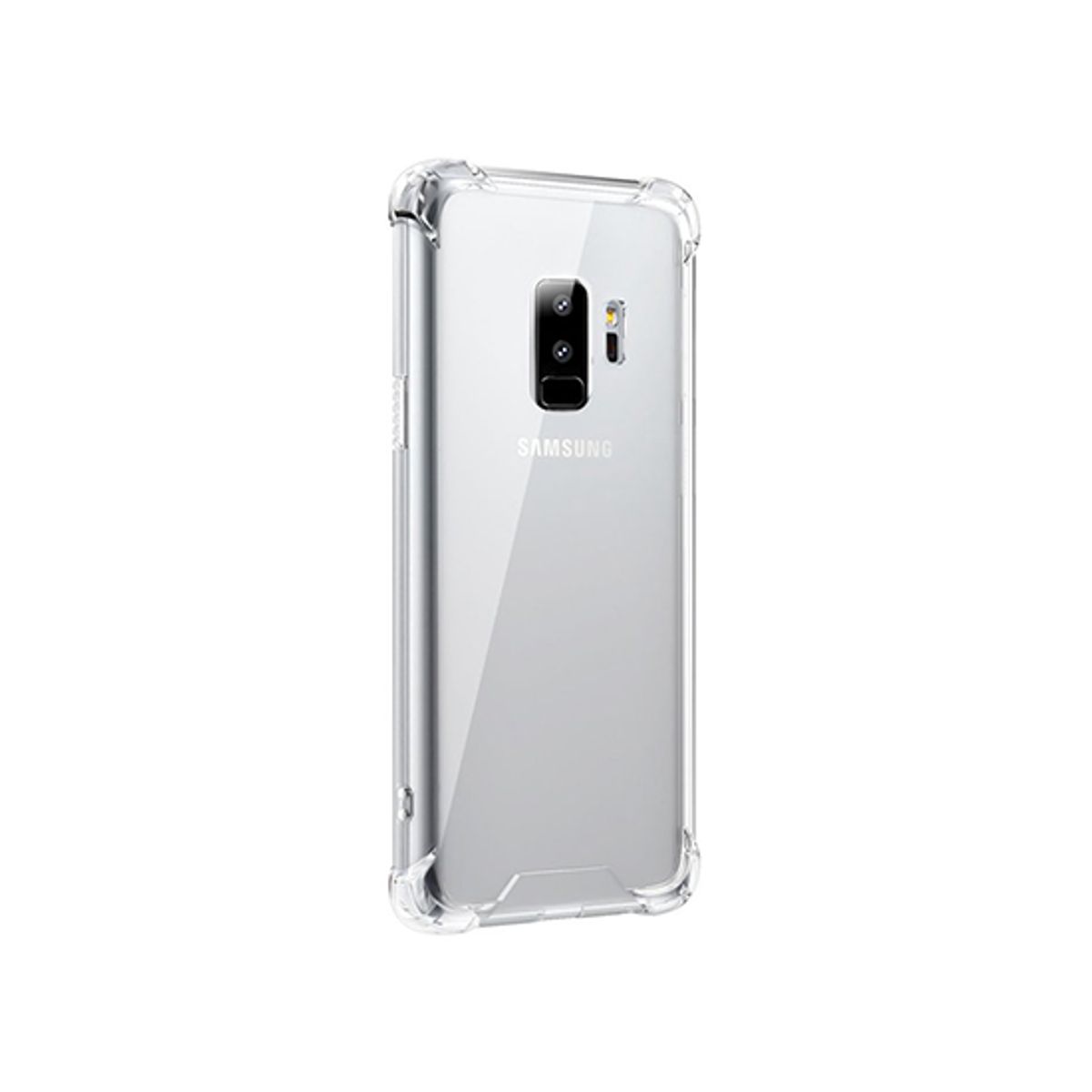 Samsung Galaxy S9+ (Plus) - Silent Stødsikker Silikone Cover - Gennemsigtig