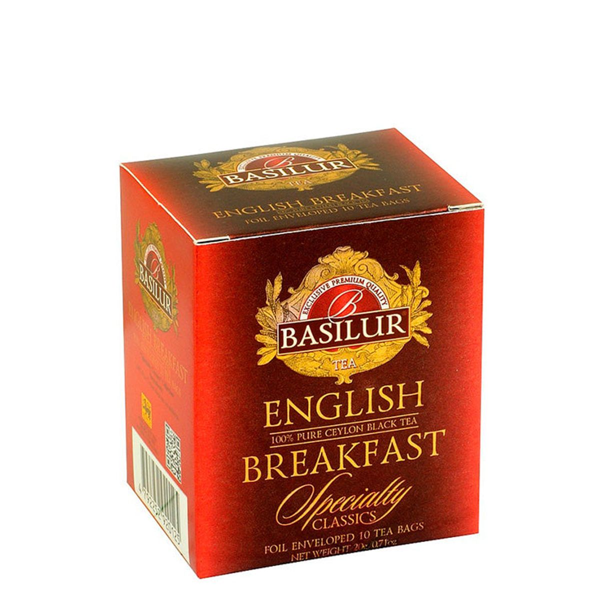 Te - 10 tebreve med English Breakfast tea, Basilur