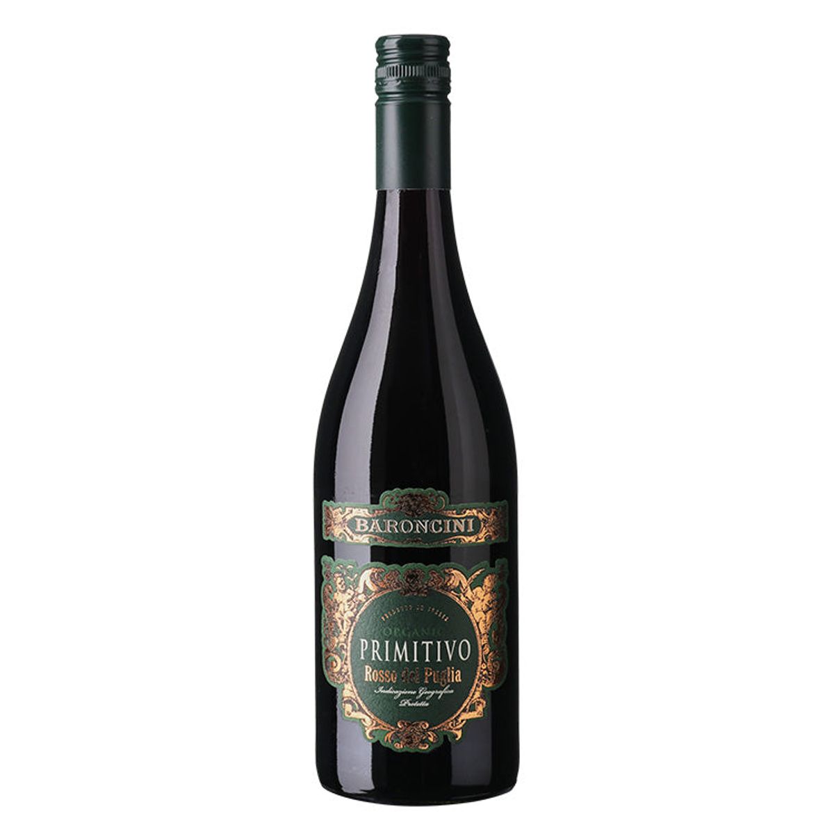 Rødvin, Baroncini - Primitivo Puglia IGP ØKO (Italien)