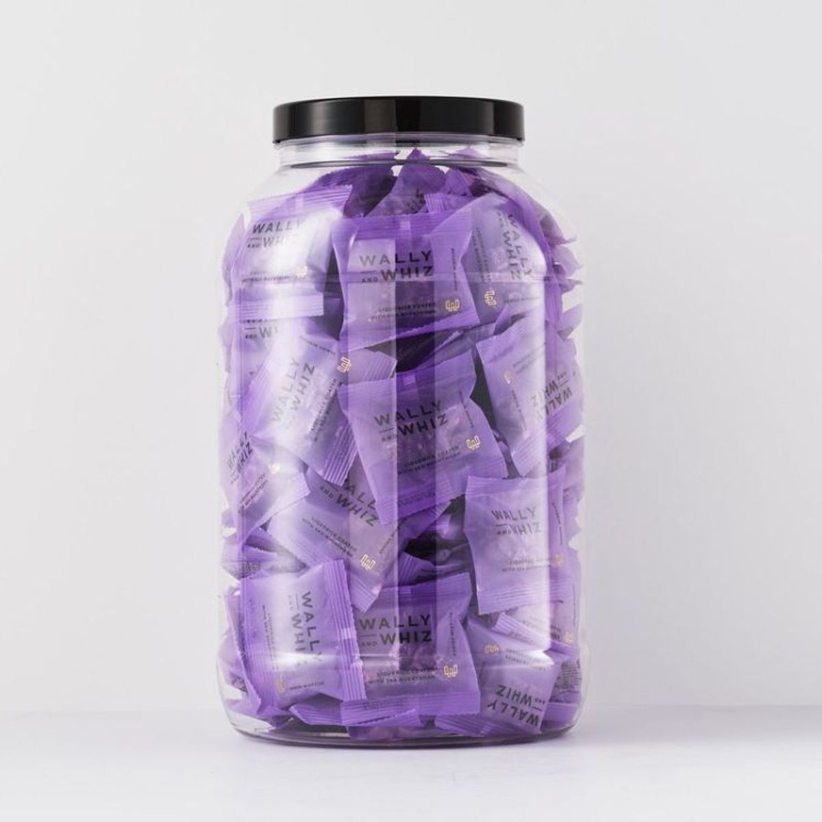 Jar of Flowpacks Wally & Whiz Lakrids - Lakrids med Havtorn