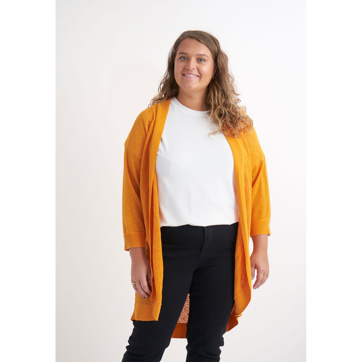 Adia - Cardigan - Adbritta - Cumquat Orange - Xl/54-56