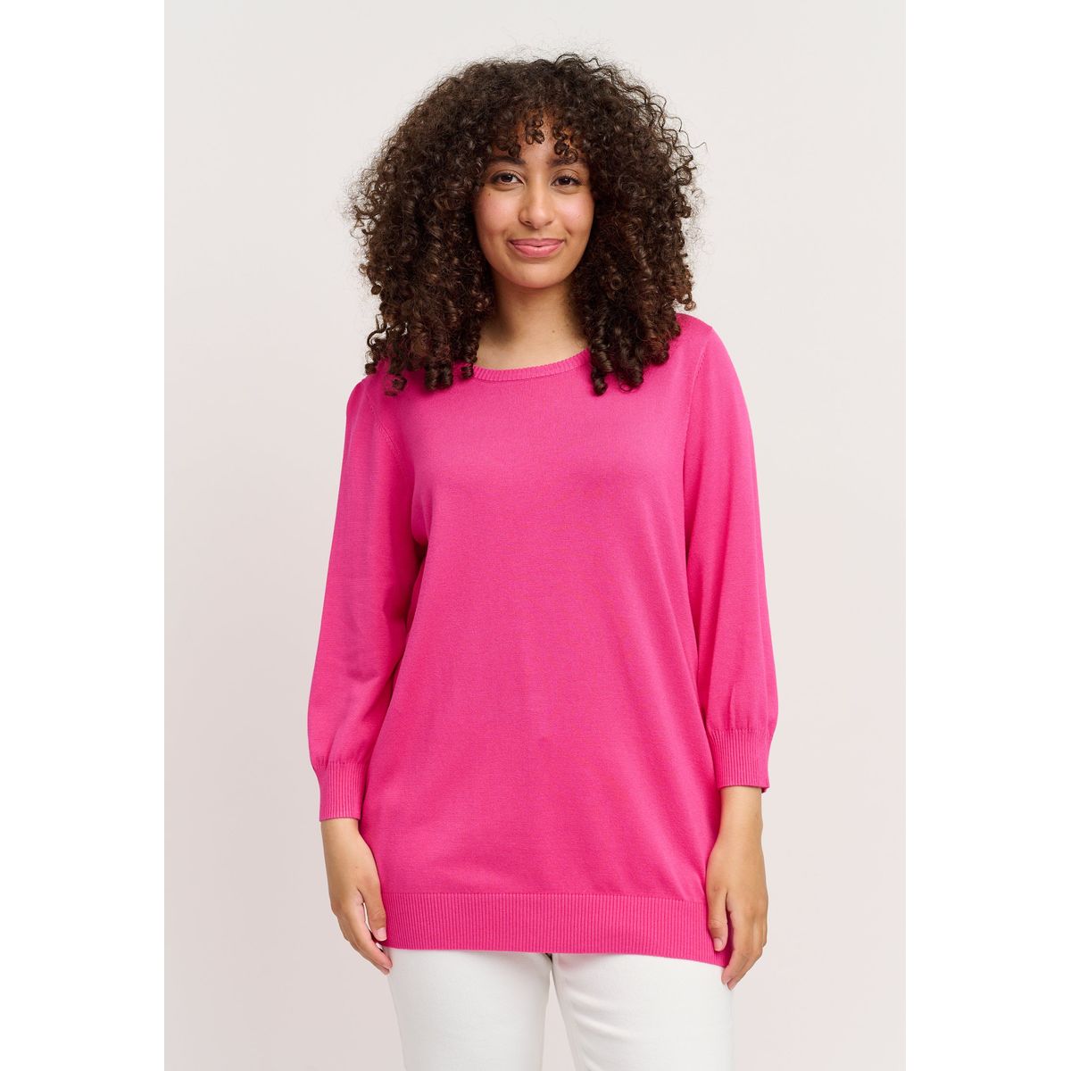 Adia - Bluse - Adeina - Fuchsia Pink - L/50-52