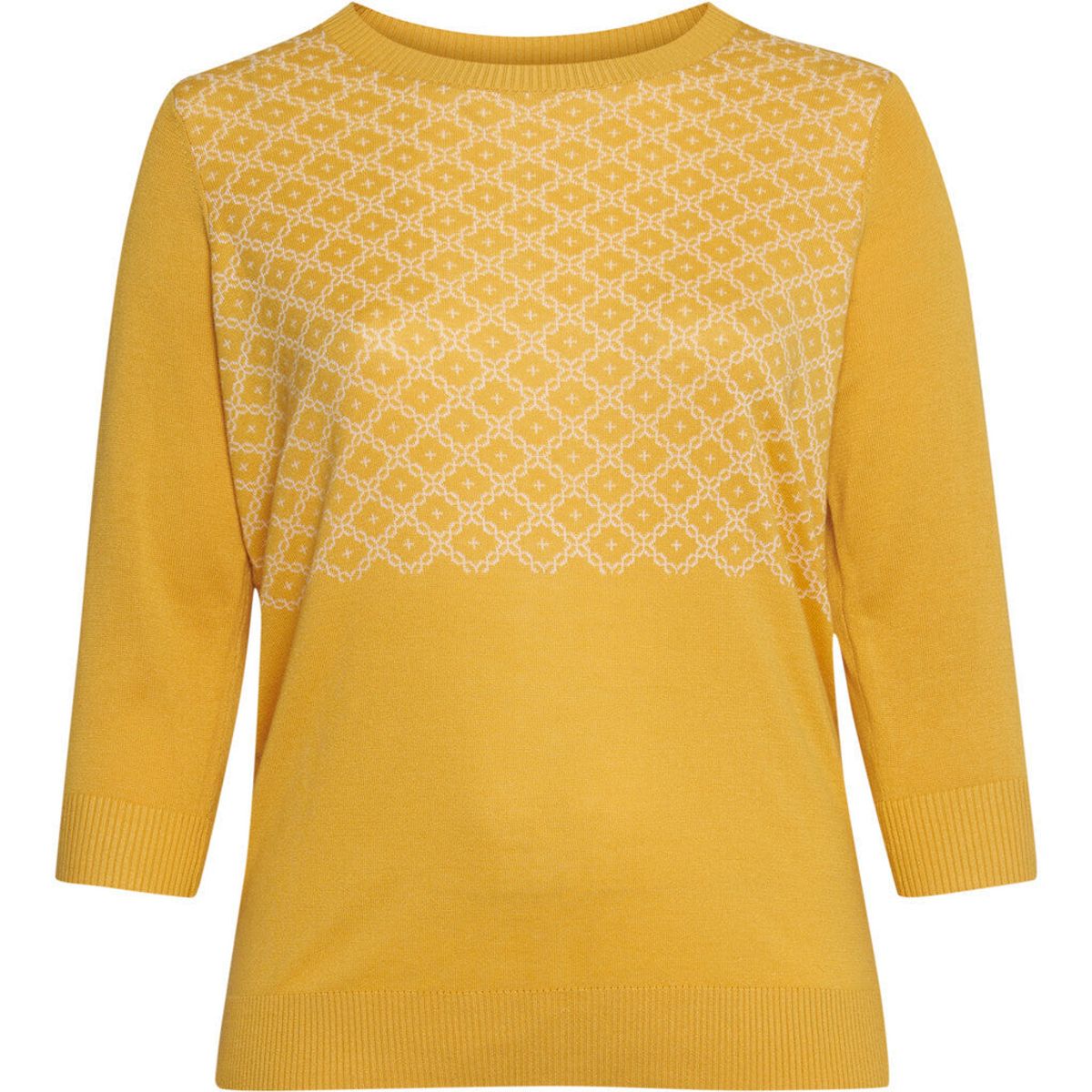 Adia - Bluse - Adlappi - Yoke Yellow - M/46-48