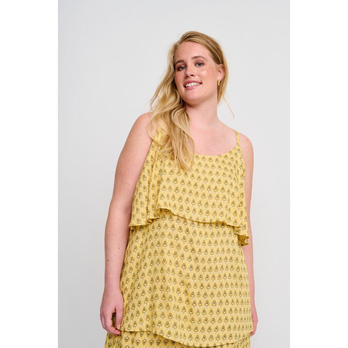 Adia - Top - Adleafy - Pale Sunshine - L/50-52