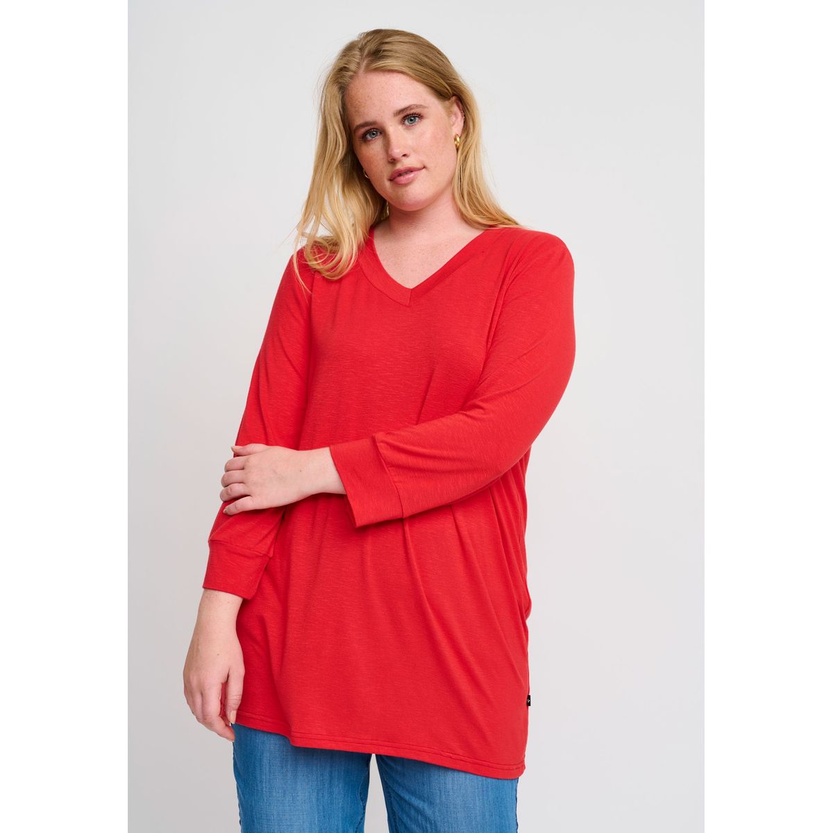 Adia - Bluse - Adlibby - Summer Red - S/42-44