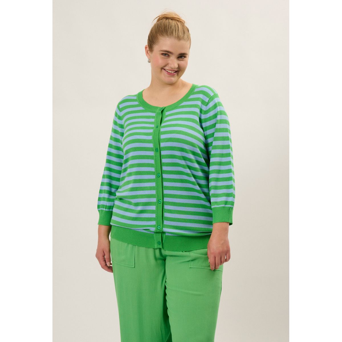 Adia - Bluse - Adpamila - Green - S/42-44