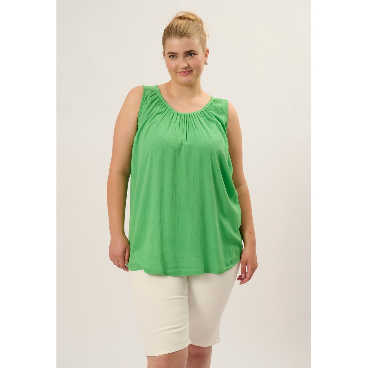 Adia - Top - Adperle - Green - L/50-52