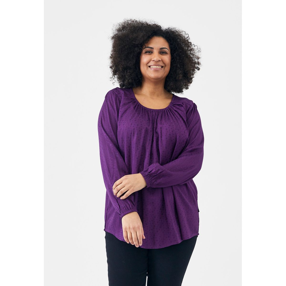 Adia - Bluse - Adsafiya - Purple - Xs/38-40