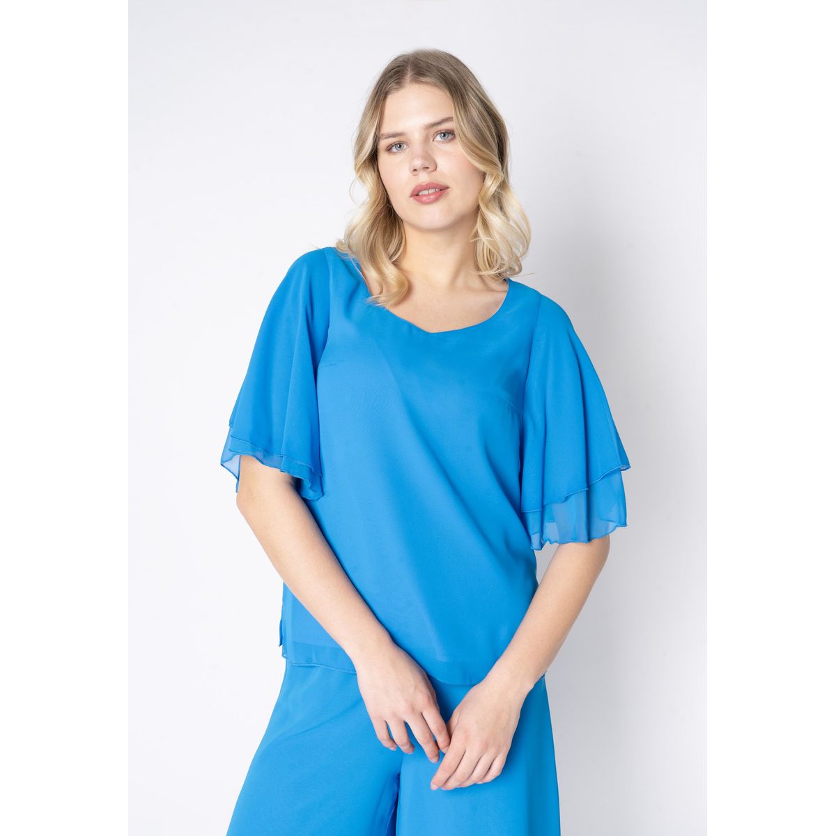 Elnobel - Turquoise - Bluse - 42