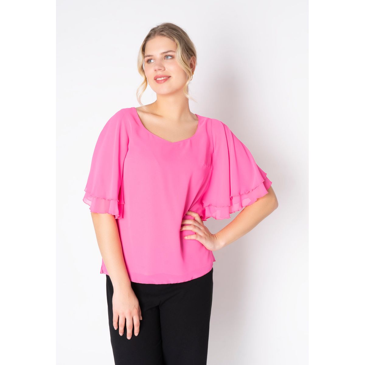 Elnobel - Glowing Pink - Bluse - 40