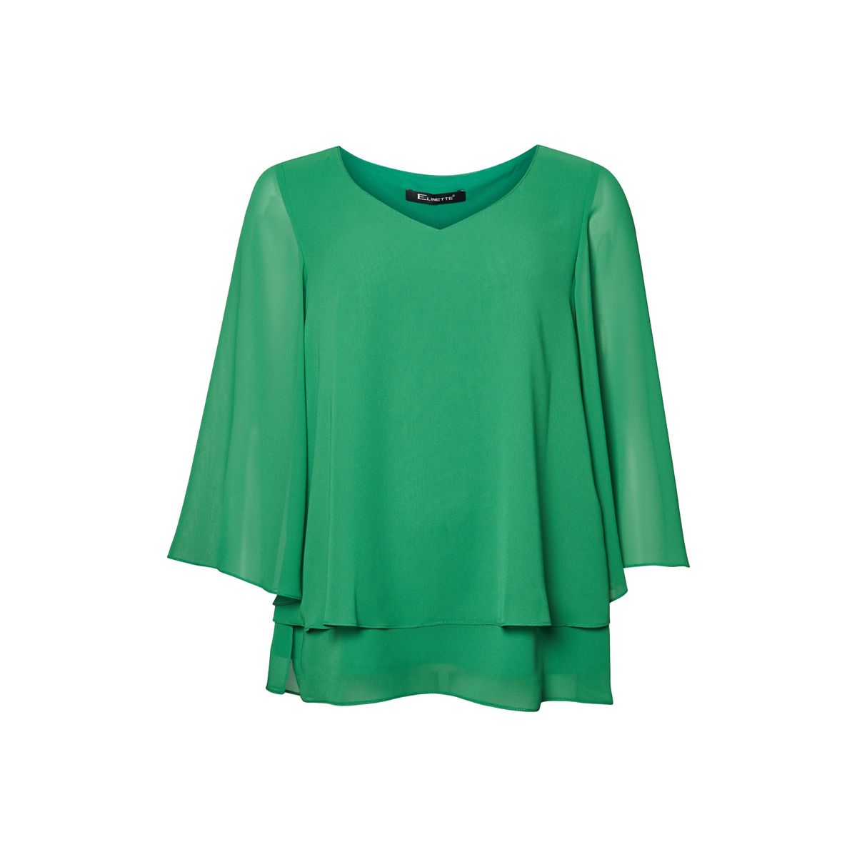 Elcamma - Grass Green - Bluse - 48