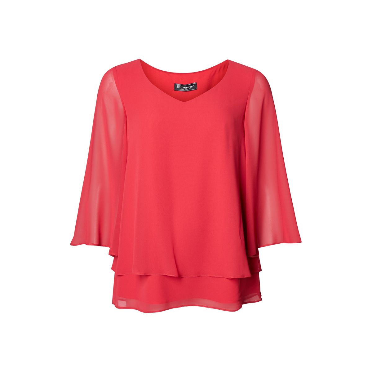 Elcamma - Red - Bluse - 50