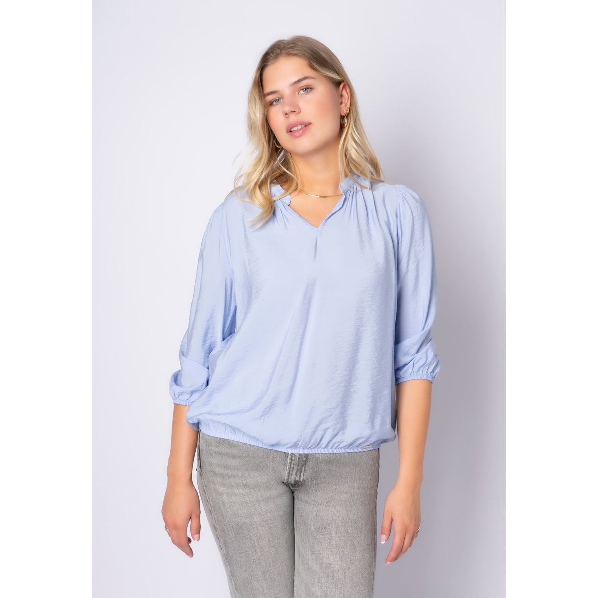 Etlira - Light Blue - Bluse - 46