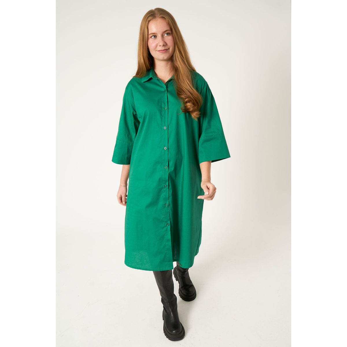 Etwiga - Grass Green - Kjole - Xl