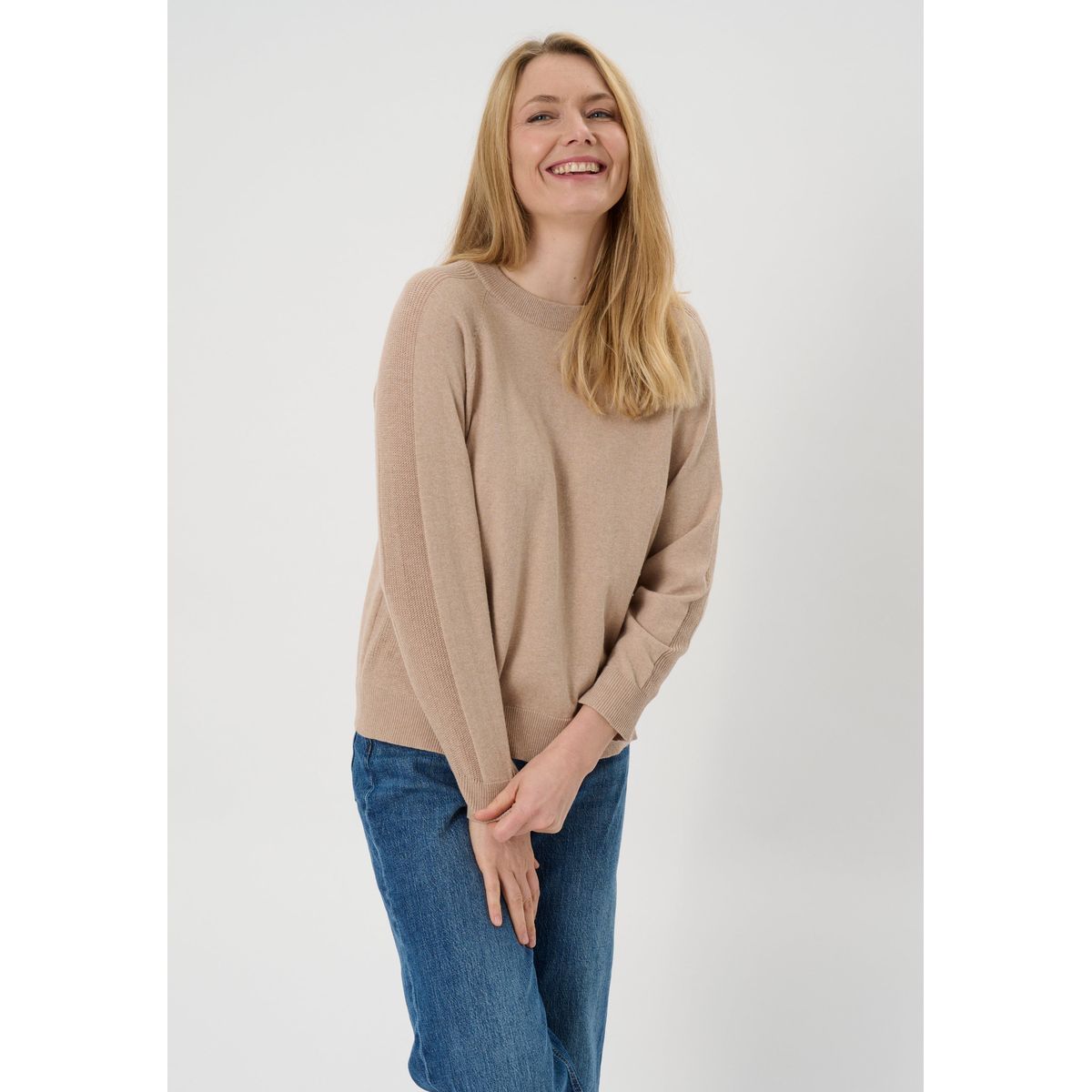 Liagnes - Sand Melange - Bluse - Xl