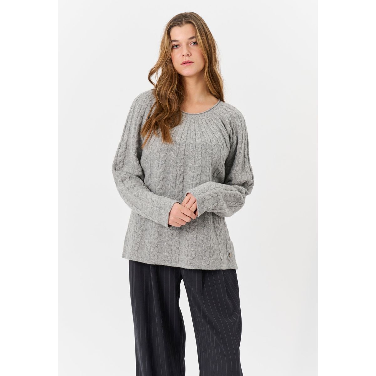 Likaya - Grey Melange - Bluse - S