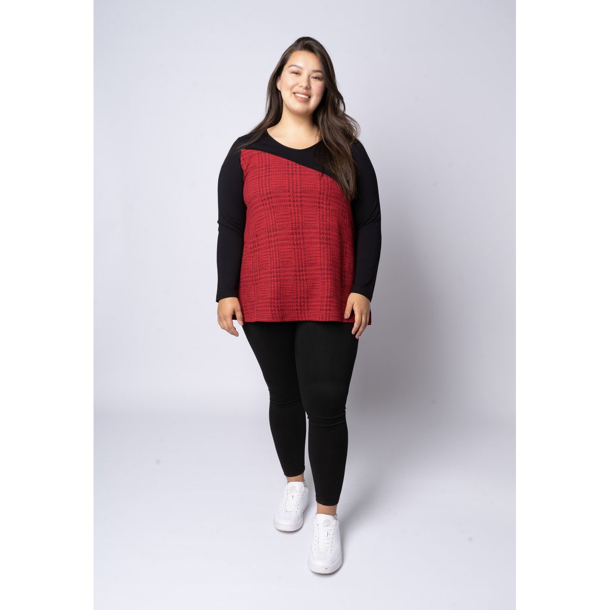 Pont Neuf - Bluse - Pnmaj-mie - Warm Red - 2xl