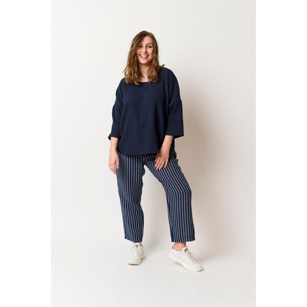 Pont Neuf - Bluse - Pnmatty - Navy - S