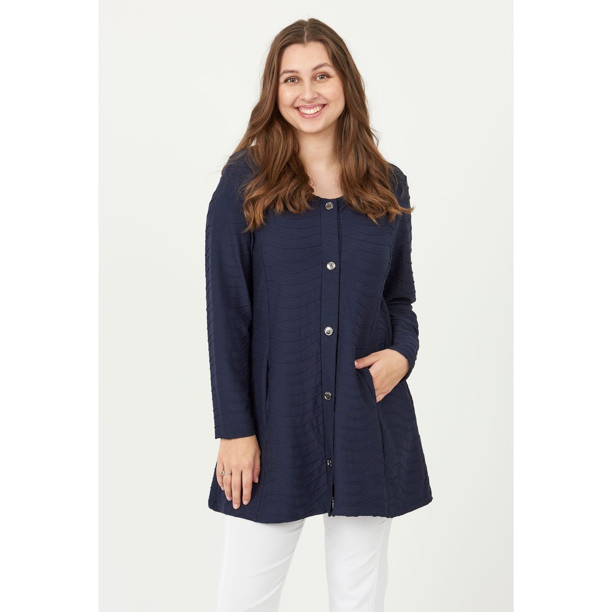 Pont Neuf - Cardigan - Pnmerle - Navy - Xs/36-38