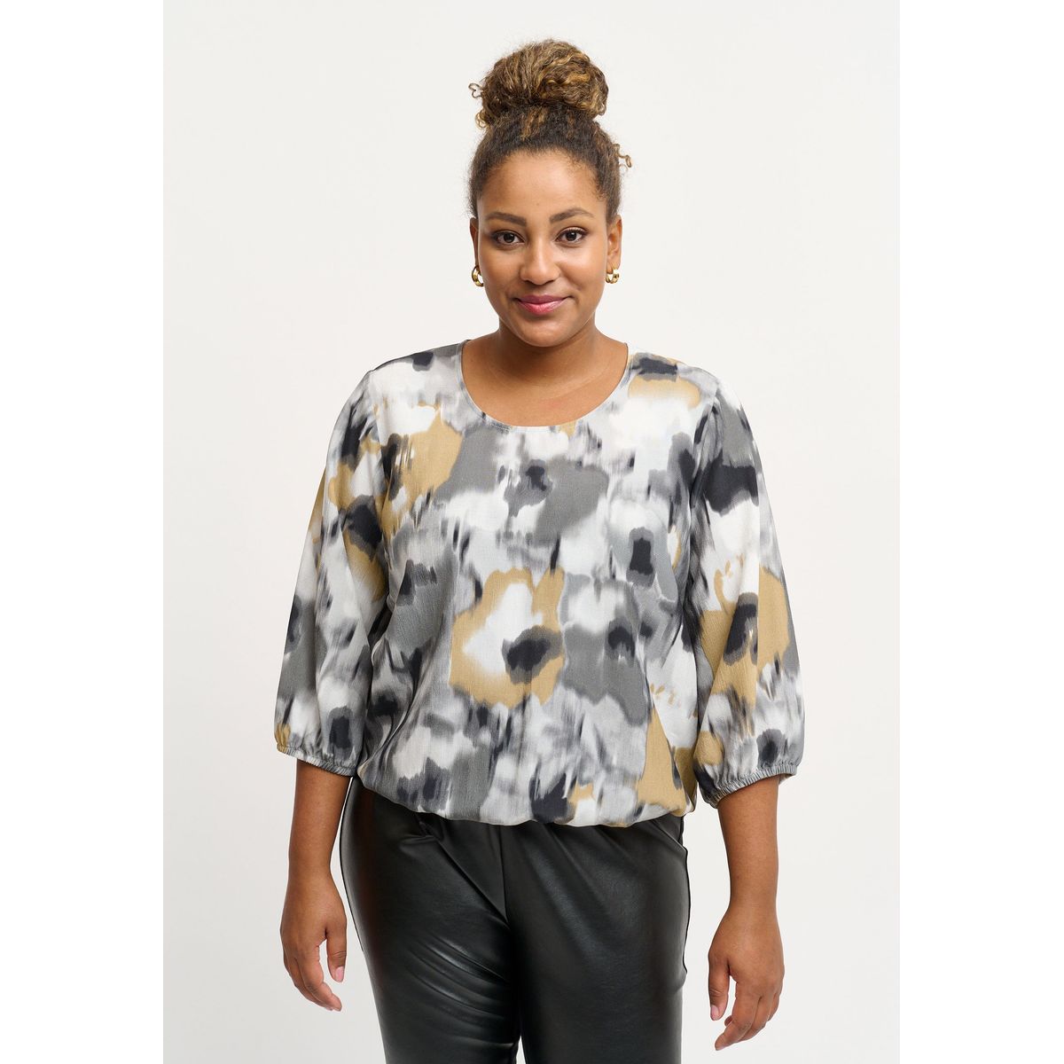 Pont Neuf - Bluse - Pnozge - Black - Xs/36-38