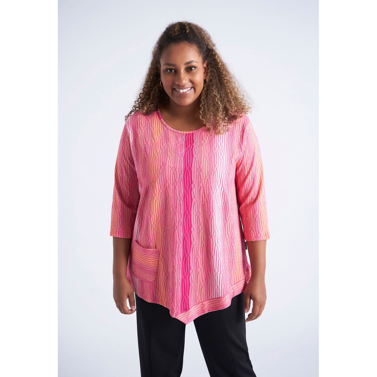 Pont Neuf - Bluse - Pnceleste - Fuchsia - Xl/48-50