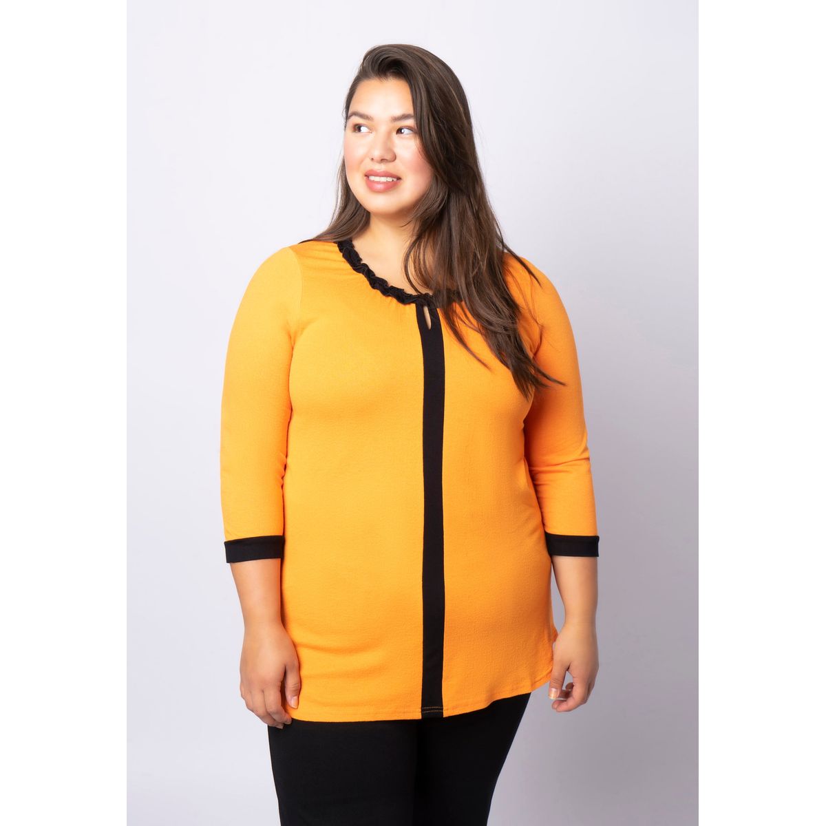 Pont Neuf - Bluse - Pnheike - Sunny Orange - Xs