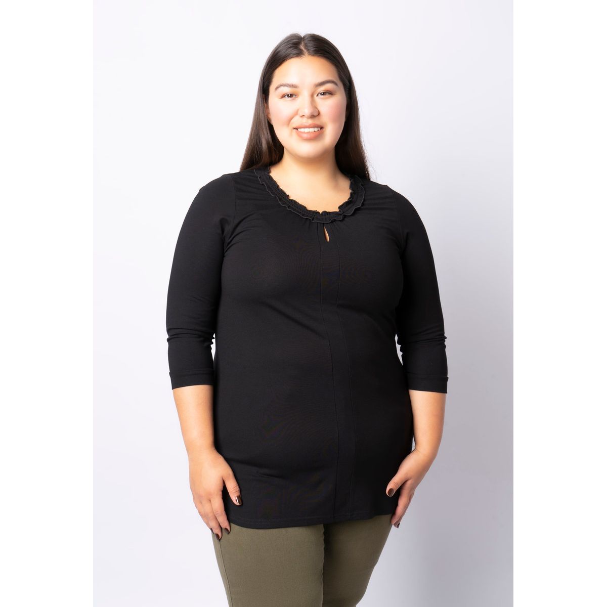 Pont Neuf - Bluse - Pnheike - Black - Xs