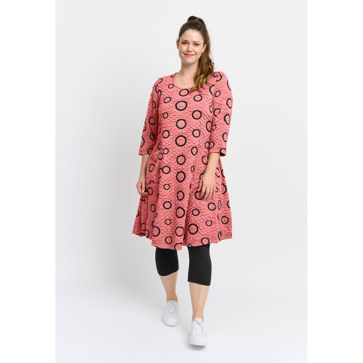 Pont Neuf - Kjole - Pnkitty - Coral Red - 2xl/52