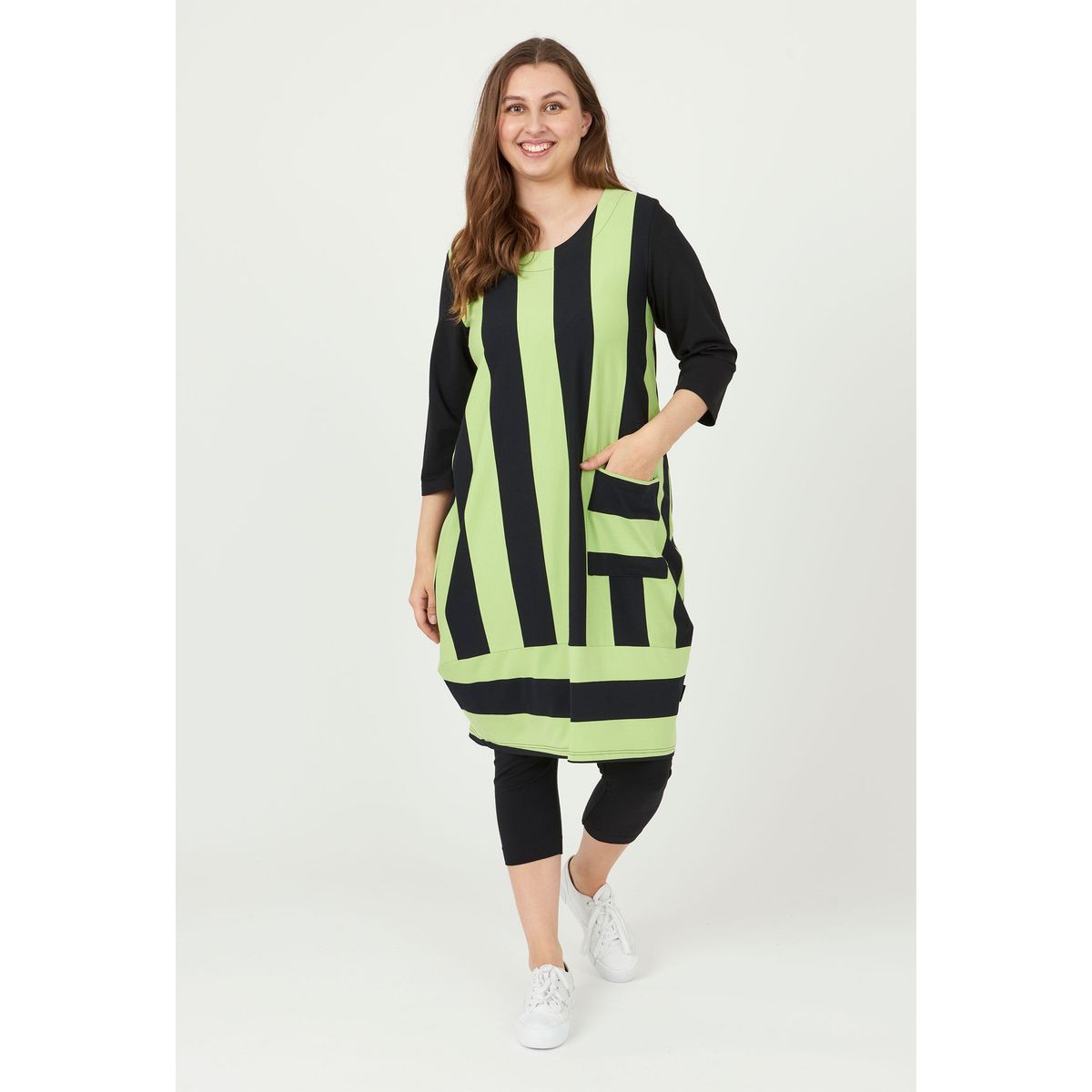 Pont Neuf - Kjole - Pnpovla - Apple Green - 2xl/52