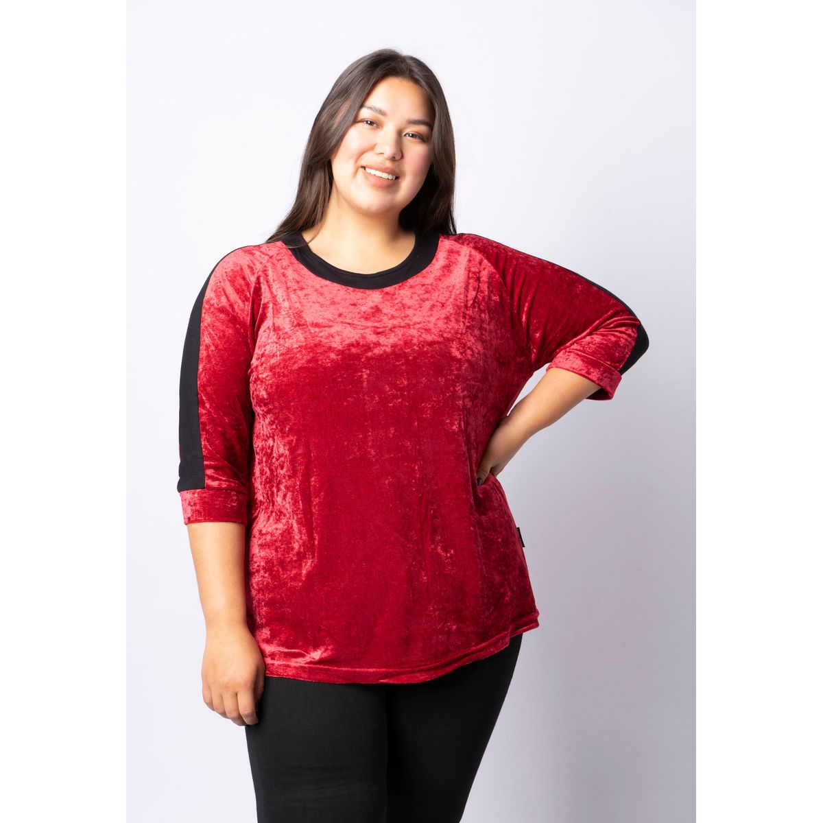 Pont Neuf - Bluse - Pnrihana - Warm Red - M