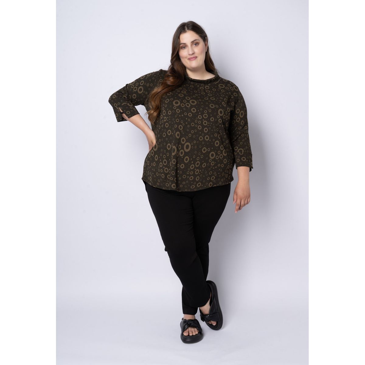 Pont Neuf - Bluse - Pnsteffi - Dusty Olive - S/40