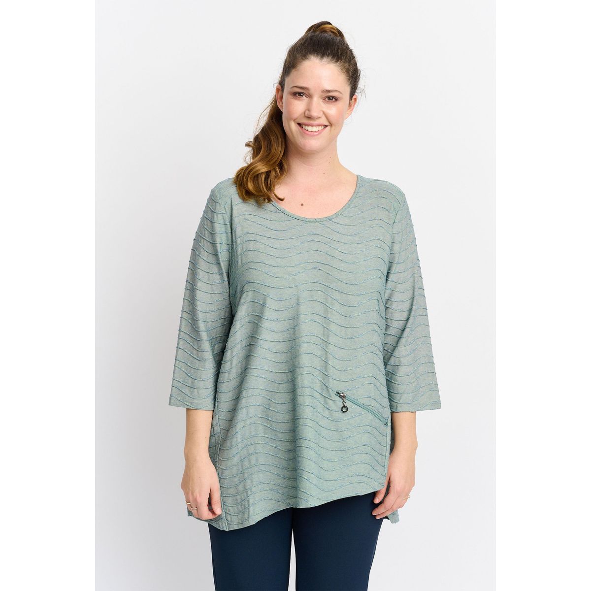 Pont Neuf - Bluse - Pntabia - Simply Green - Xl/48-50