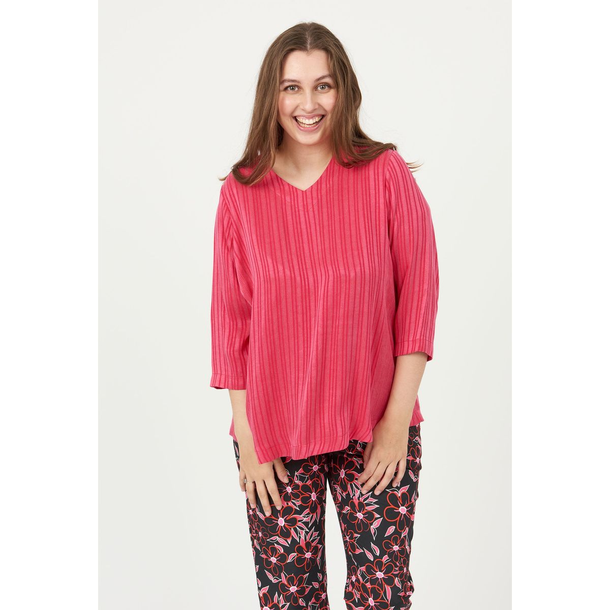 Pont Neuf - Bluse - Pntania - Raspberry - 3xl/54-56