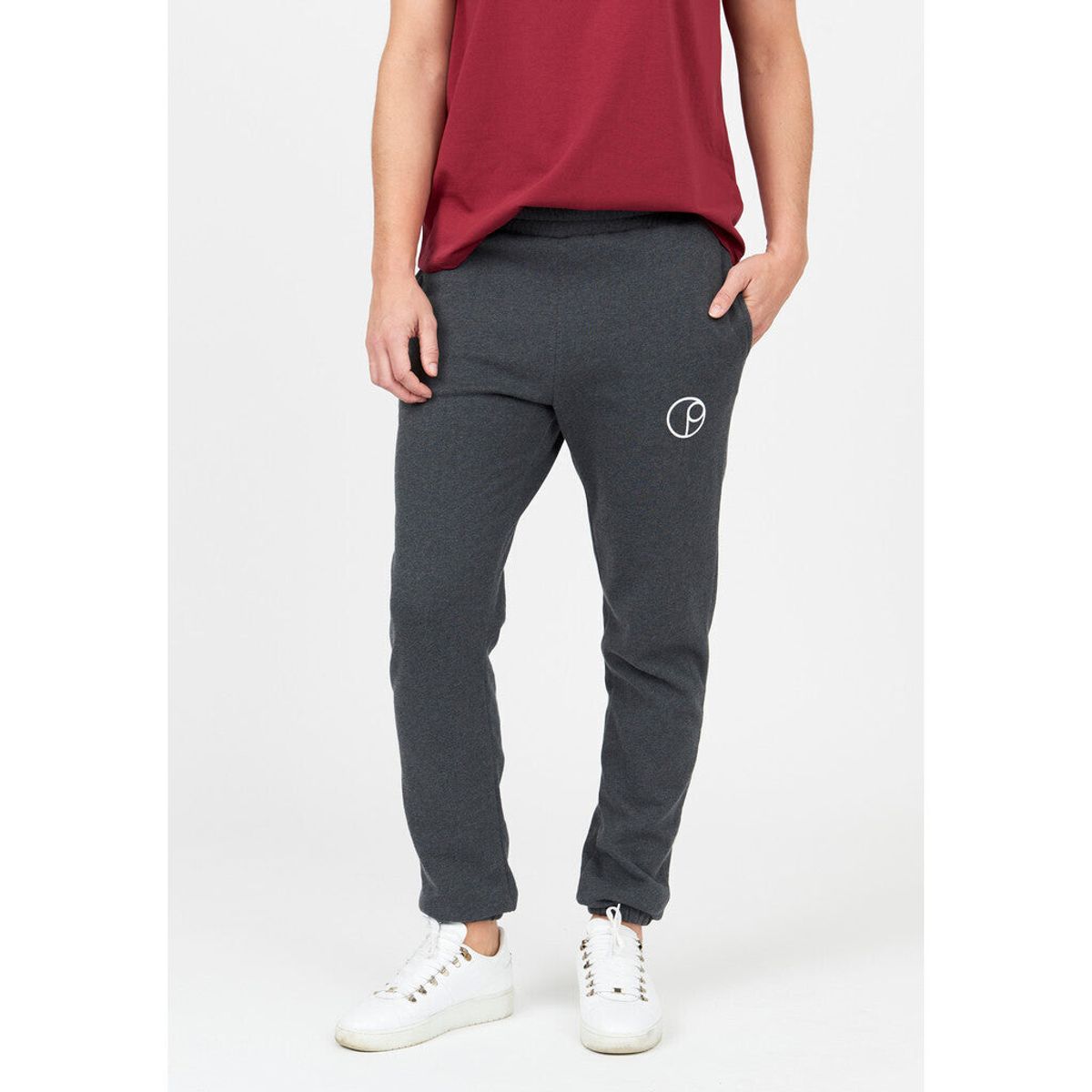 Sweatpants - Dark Grey Mell. - Bukser - Xs