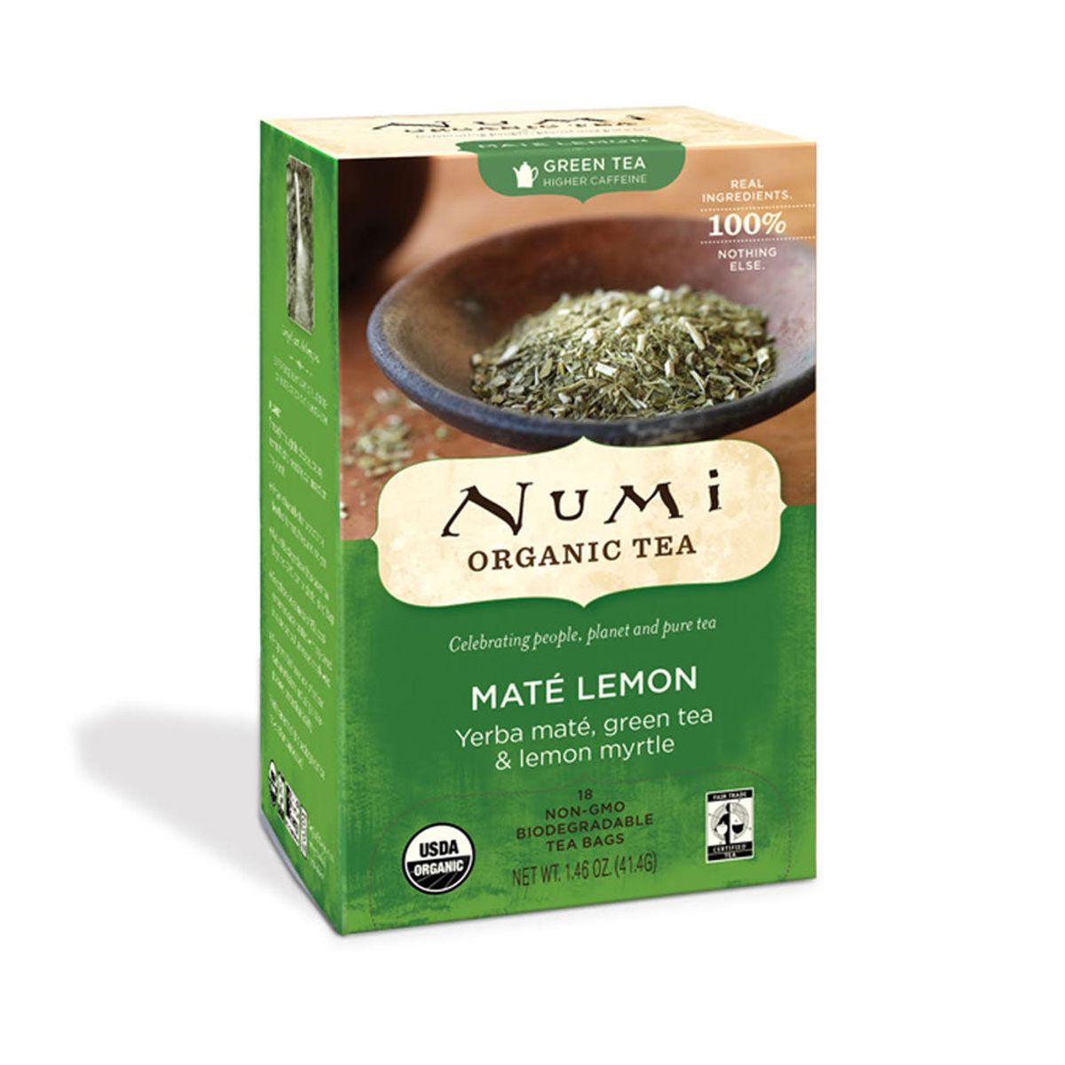 Numi, Maté lemon - 18 stk - brevte