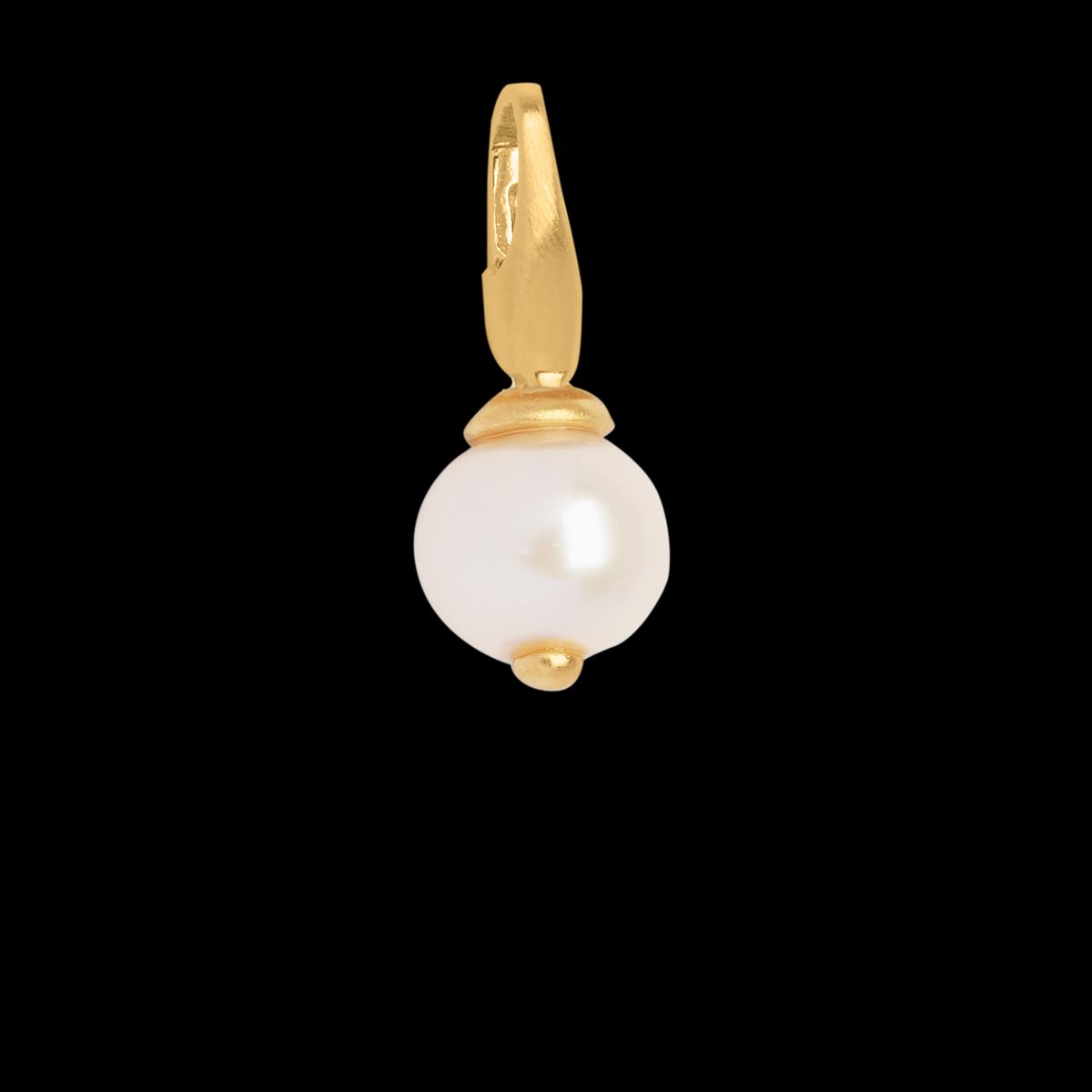 byBiehl - Pearl charm, perle vedhæng med ferskvandsperle - 7-5205wp-gp