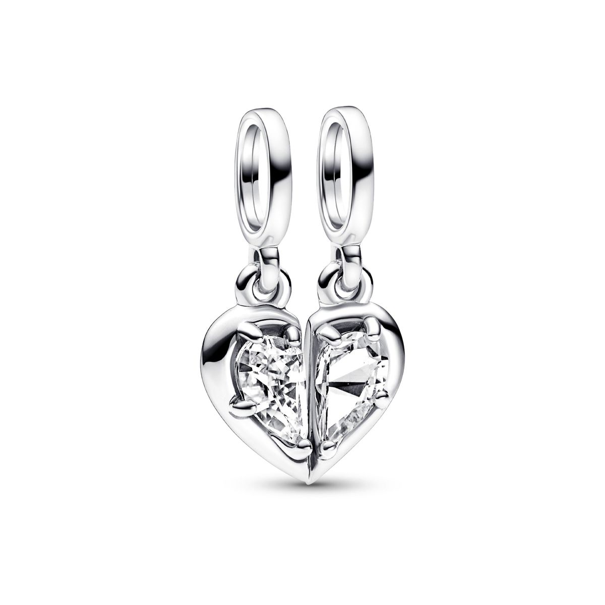 Pandora - Hjerte charm som er delbart - 792643c01