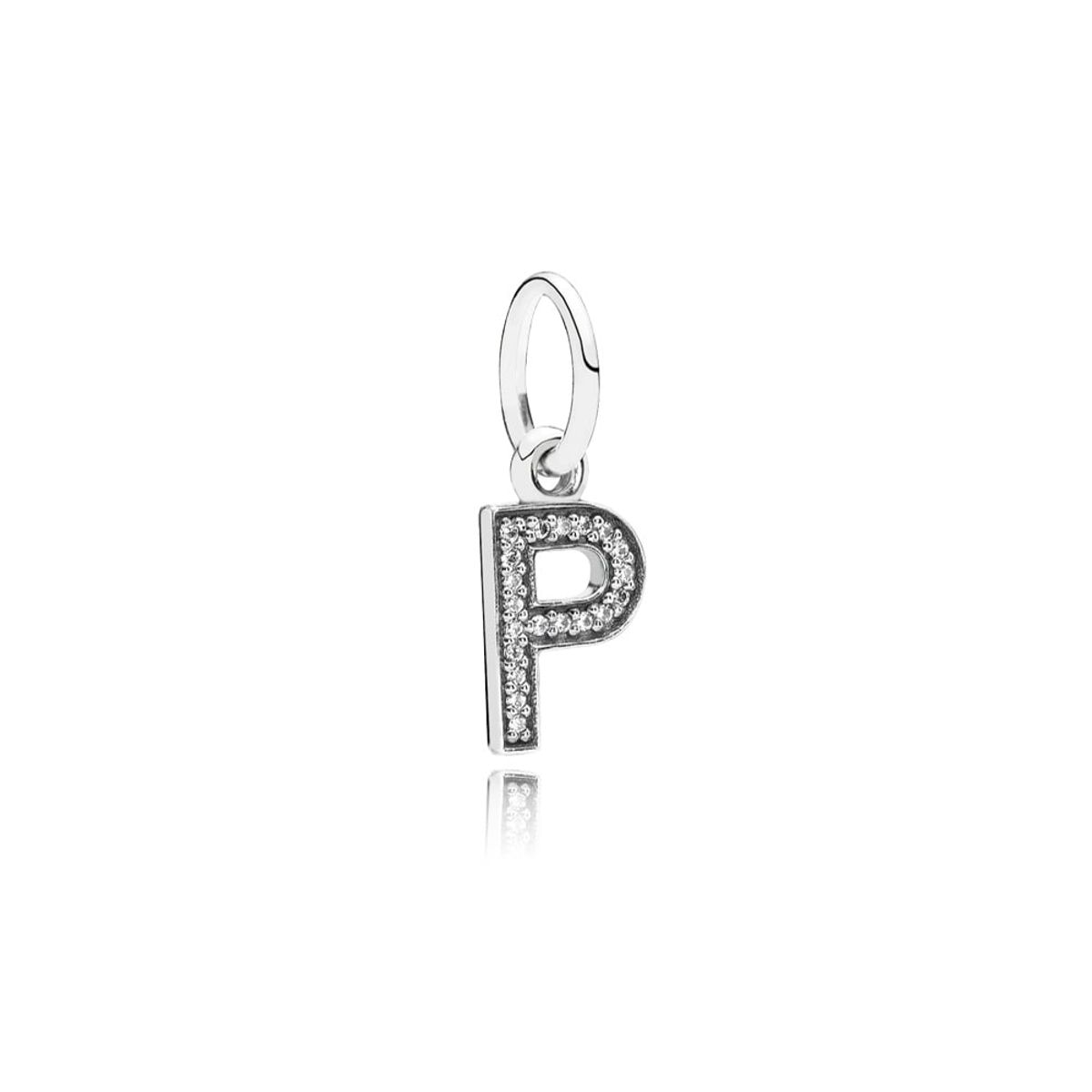 Pandora - "P" charm - 791328cz