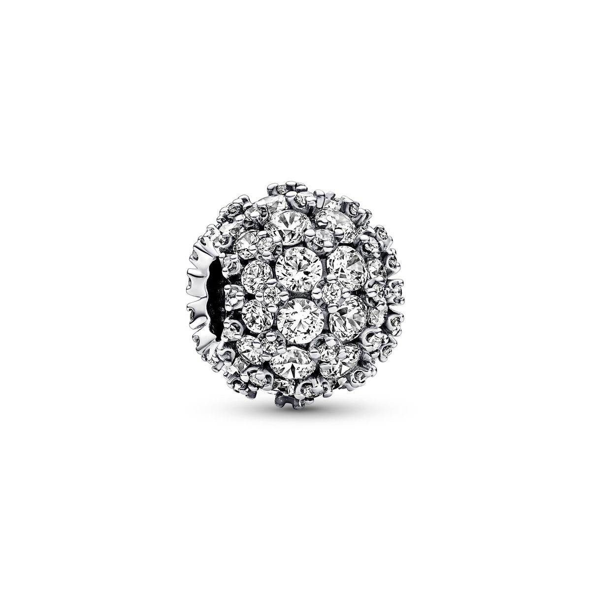 Pandora - Funklende rund pavé charm - 792630c01