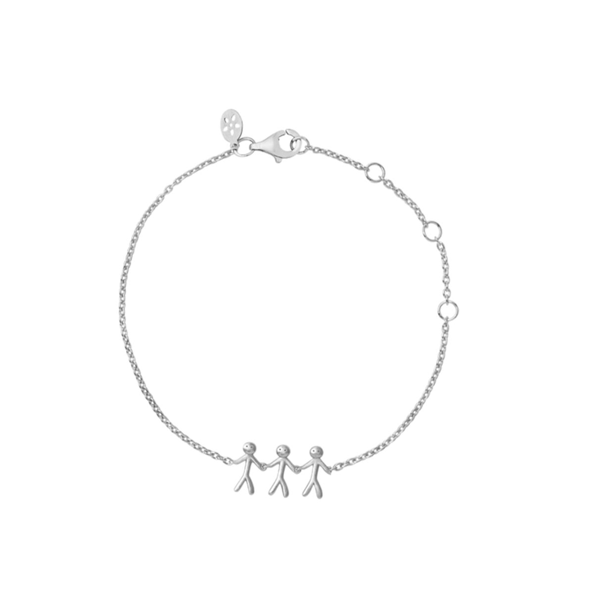 byBiehl - Together family armbånd i sølv med 3 personer - 2-2003-r